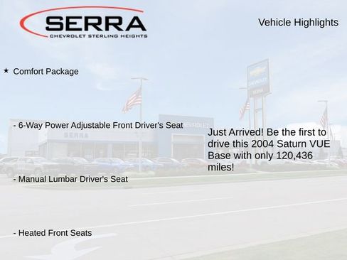 Used 2004 Saturn Vue AWD V6 w/ Comfort Pkg image 3