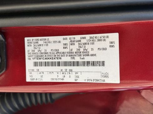 Used 2019 Ford F150 XLT w/ Equipment Group 302A Luxury RWD image 34