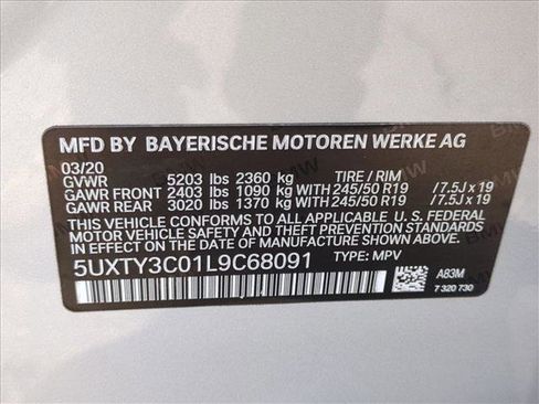 Used 2020 BMW X3 sDrive30i w/ Convenience Package image 25