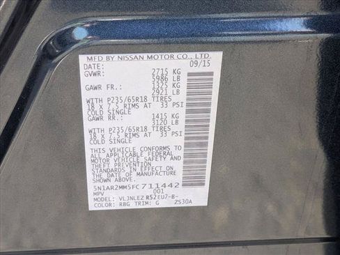 Used 2015 Nissan Pathfinder SV w/ Cargo Package AWD/4WD image 25