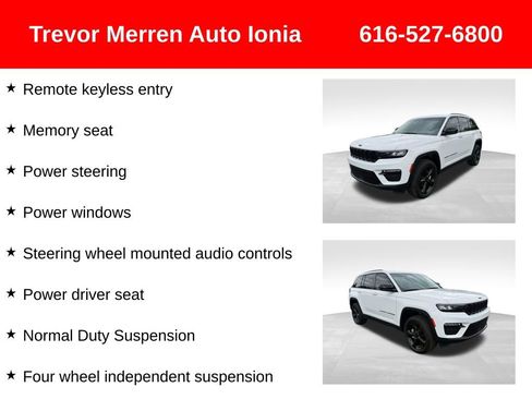 Used 2023 Jeep Grand Cherokee Limited w/ Black Appearance Package AWD/4WD image 38