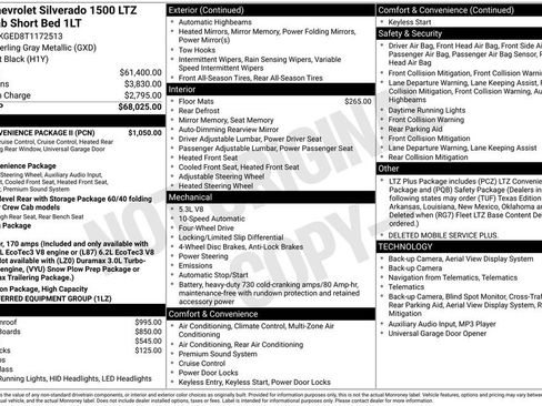 New 2026 Chevrolet Silverado 1500 LTZ w/ LTZ Convenience Package II AWD/4WD image 9