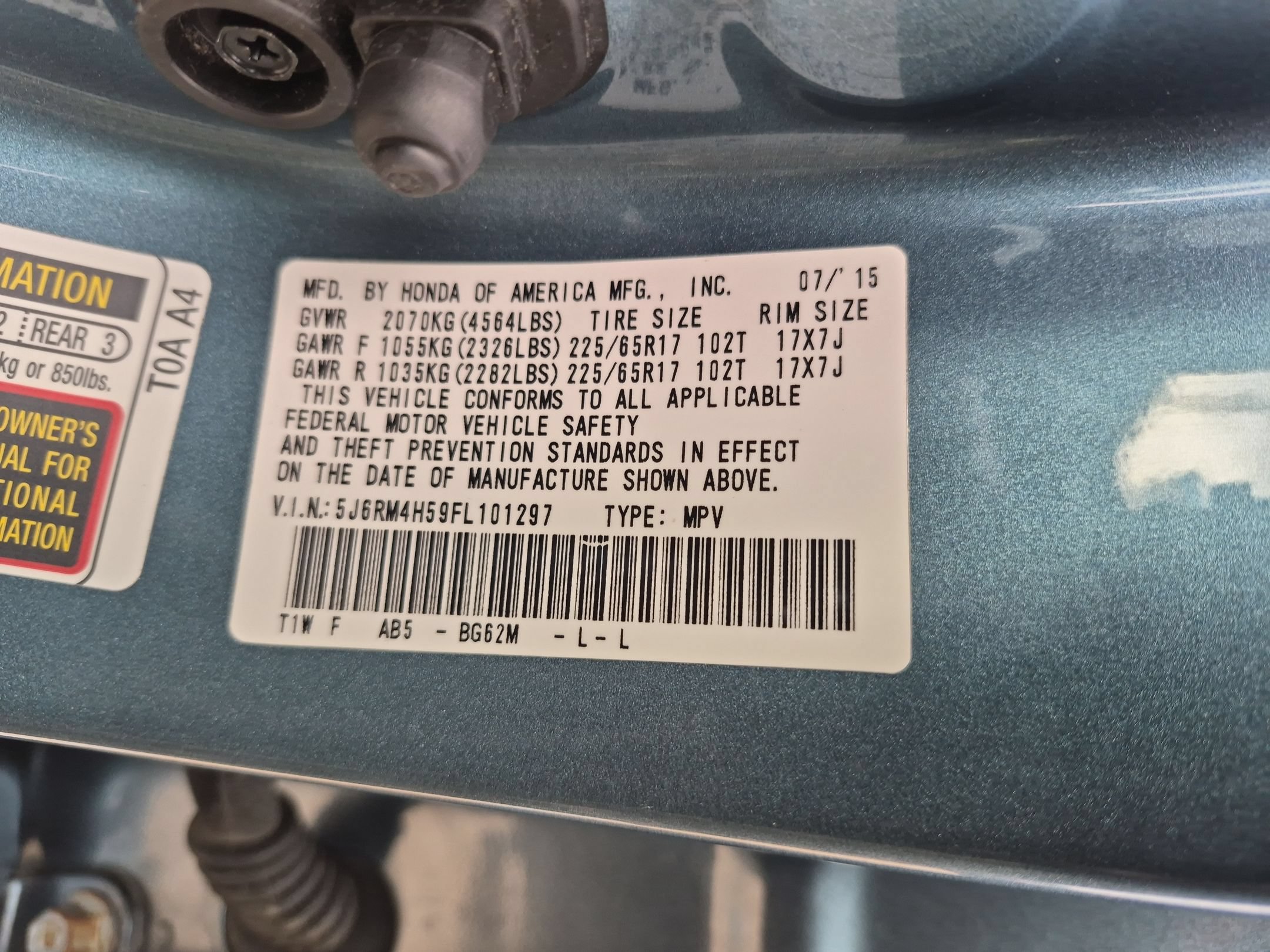 Used 2015 Honda CR-V EX image 34