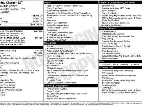 Used 2023 Dodge Charger SXT w/ Blacktop Special Edition image 2