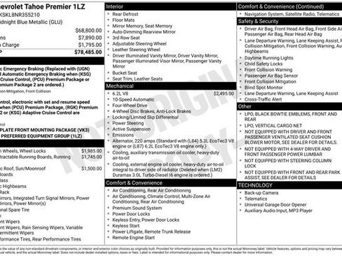 Used 2022 Chevrolet Tahoe Premier AWD/4WD image 37