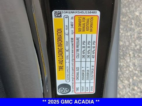 New 2025 GMC Acadia Elevation image 43