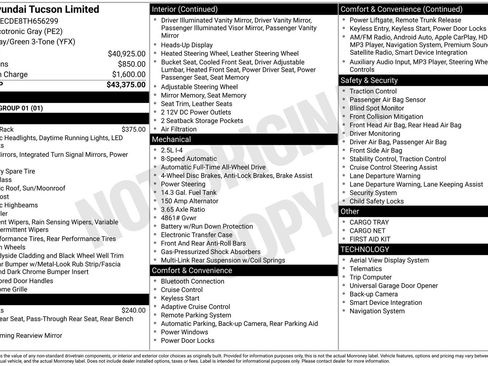 New 2026 Hyundai Tucson Limited AWD/4WD image 30