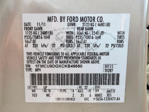 Used 2012 Ford Escape XLT AWD/4WD image 31