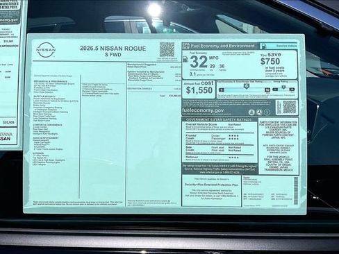 New 2026 Nissan Rogue S FWD image 12