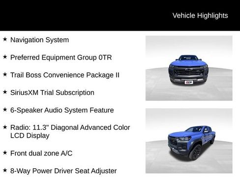 Certified 2025 Chevrolet Colorado Trail Boss AWD/4WD image 13