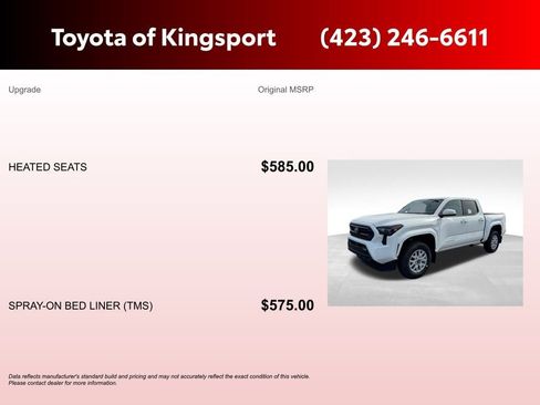 New 2026 Toyota Tacoma SR5 AWD/4WD image 3