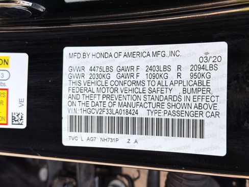 Used 2020 Honda Accord Sport image 19