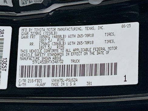 New 2026 Toyota Tundra SR5 image 28