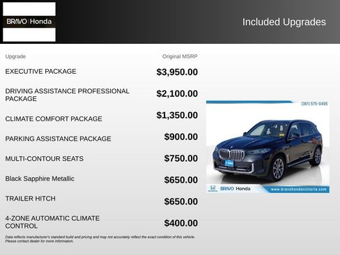 Used 2024 BMW X5 xDrive50e w/ Executive Package AWD/4WD image 5