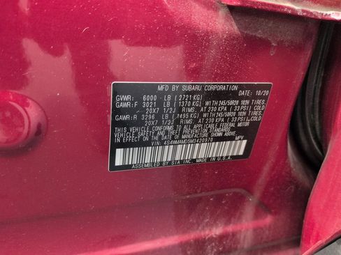 Used 2021 Subaru Ascent Limited AWD/4WD image 33