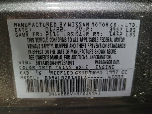 Used 2022 Nissan Sentra S FWD image 33