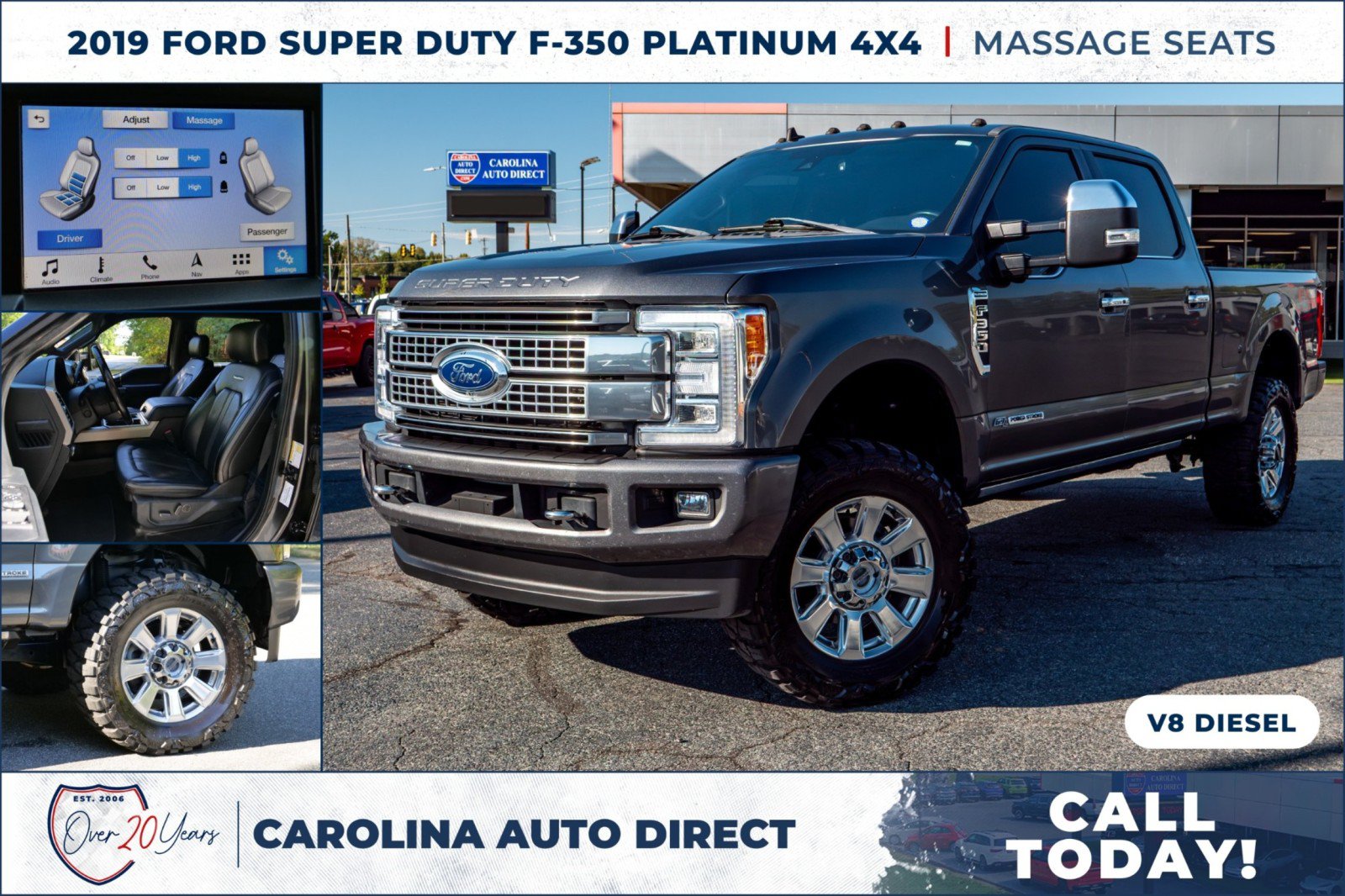 Used 2019 Ford F350 Platinum AWD/4WD image 1