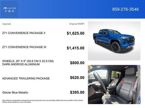 Used 2023 Chevrolet Colorado Z71 w/ Z71 Convenience Package 2 image 5