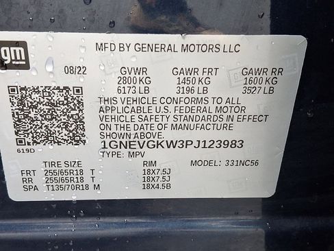 Certified 2023 Chevrolet Traverse LT image 39