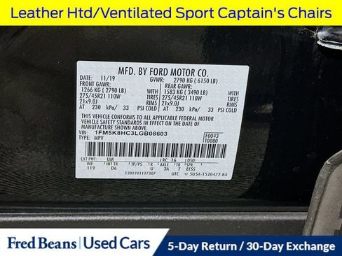 Certified 2020 Ford Explorer Platinum w/ Premium Technology Package AWD/4WD image 42