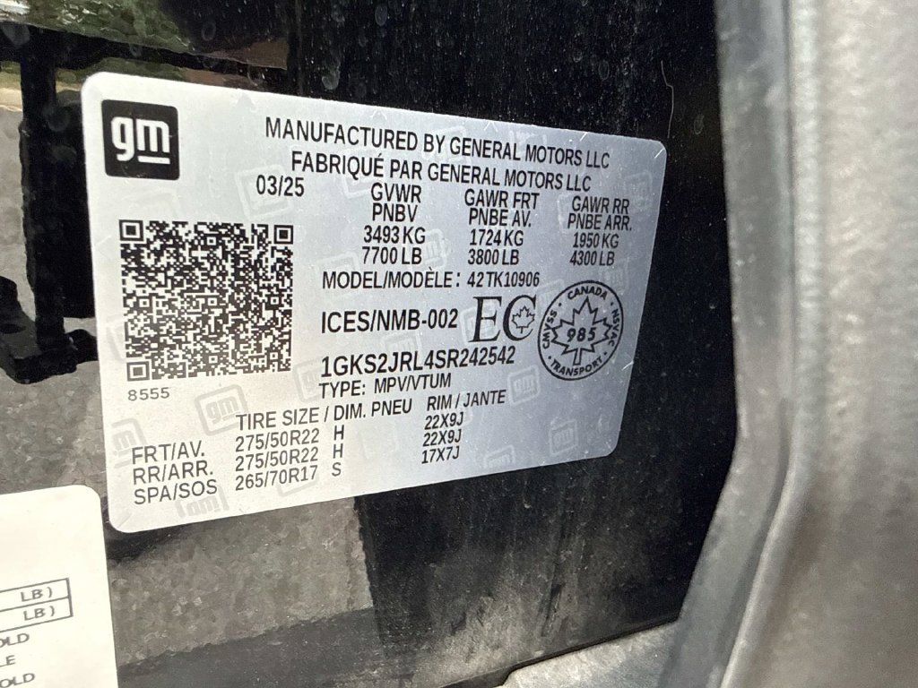 Used 2025 GMC Yukon XL Denali w/ Sun & Power Step Package AWD/4WD image 19