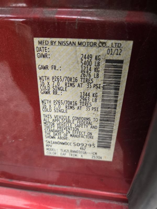 Used 2012 Nissan Xterra 4WD image 26