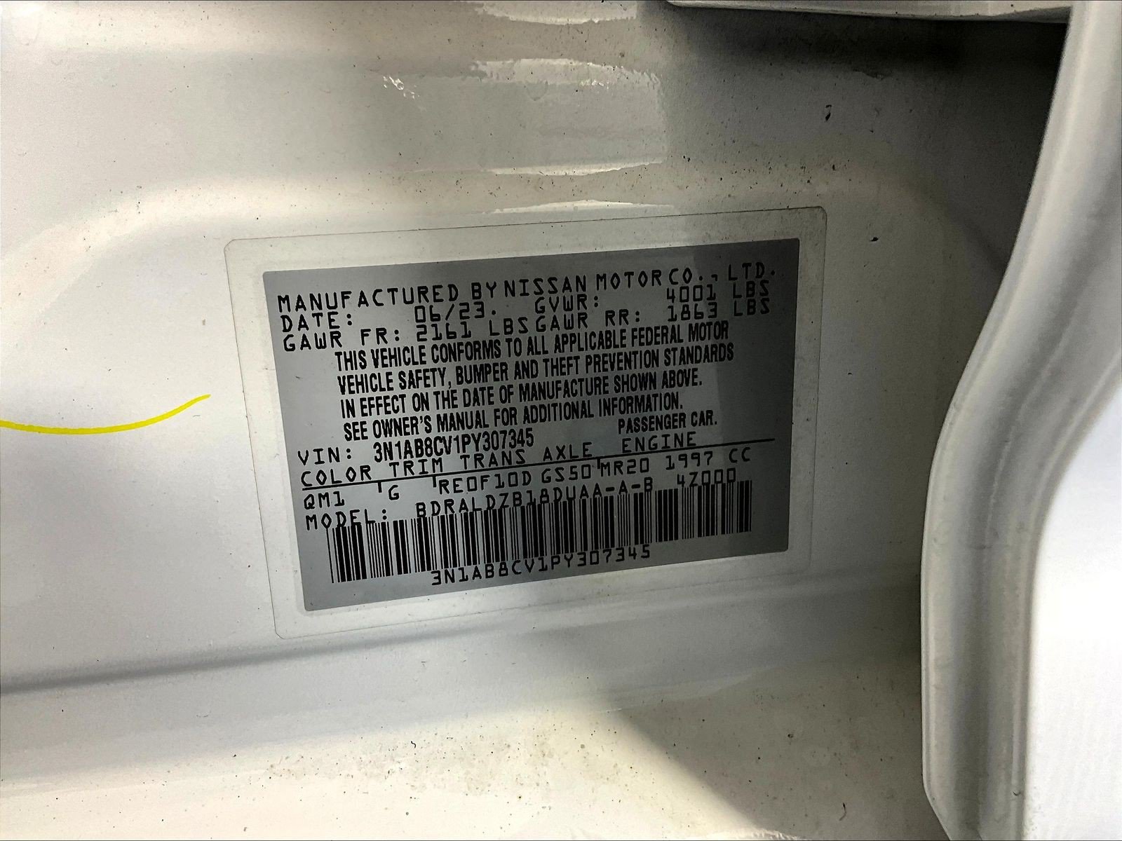 Used 2023 Nissan Sentra SV w/ All-Weather Package FWD image 17