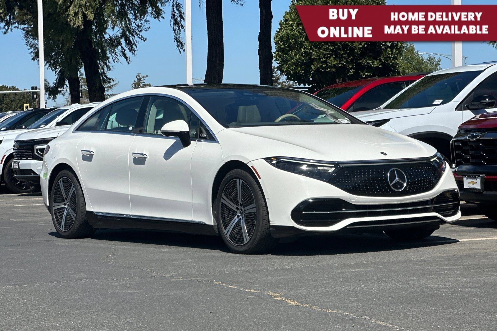 Used 2022 Mercedes-Benz EQS 450+ Sedan w/ Winter Package image 1