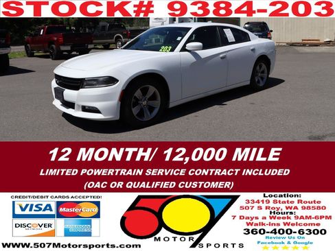 Used 2016 Dodge Charger SXT RWD image 2
