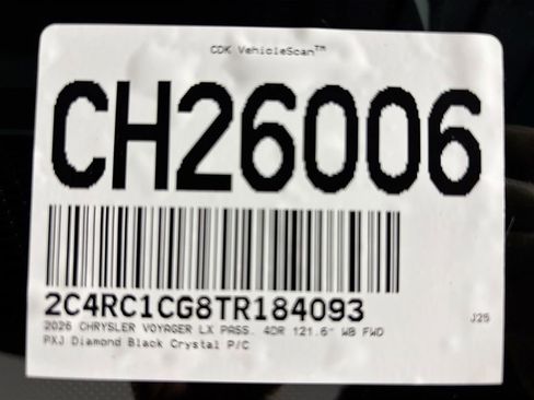 New 2026 Chrysler Voyager LX image 22
