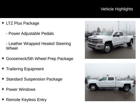 Used 2017 Chevrolet Silverado 3500 LTZ w/ Duramax Plus Package image 17