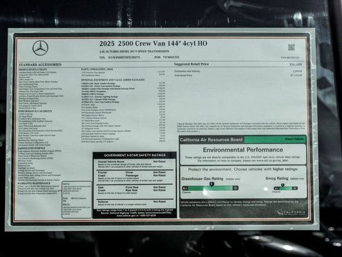 New 2025 Mercedes-Benz Sprinter 2500 image 25