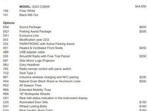 Certified 2023 Mercedes-Benz C 300 Sedan image 3