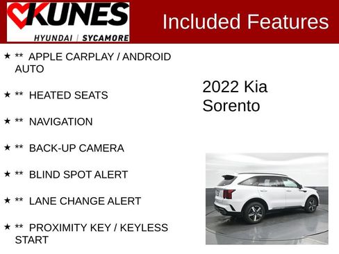 Used 2022 Kia Sorento S FWD image 2