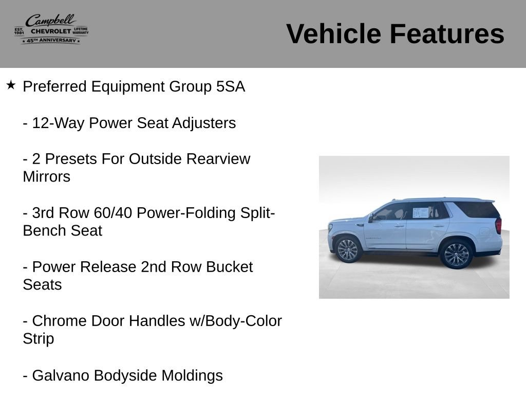 Used 2021 GMC Yukon Denali w/ Denali Ultimate Package RWD image 5