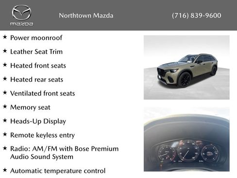 Certified 2026 MAZDA CX-70 3.3 Turbo w/ Premium Package AWD/4WD image 10