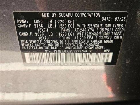 New 2025 Subaru Outback Touring w/ Tech Package 2 image 18