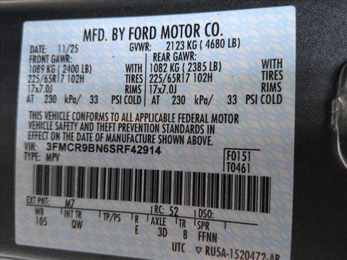 New 2025 Ford Bronco Sport Big Bend w/ Convenience Package image 17