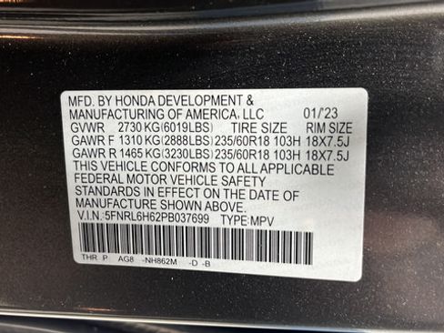 Used 2023 Honda Odyssey EX-L image 28