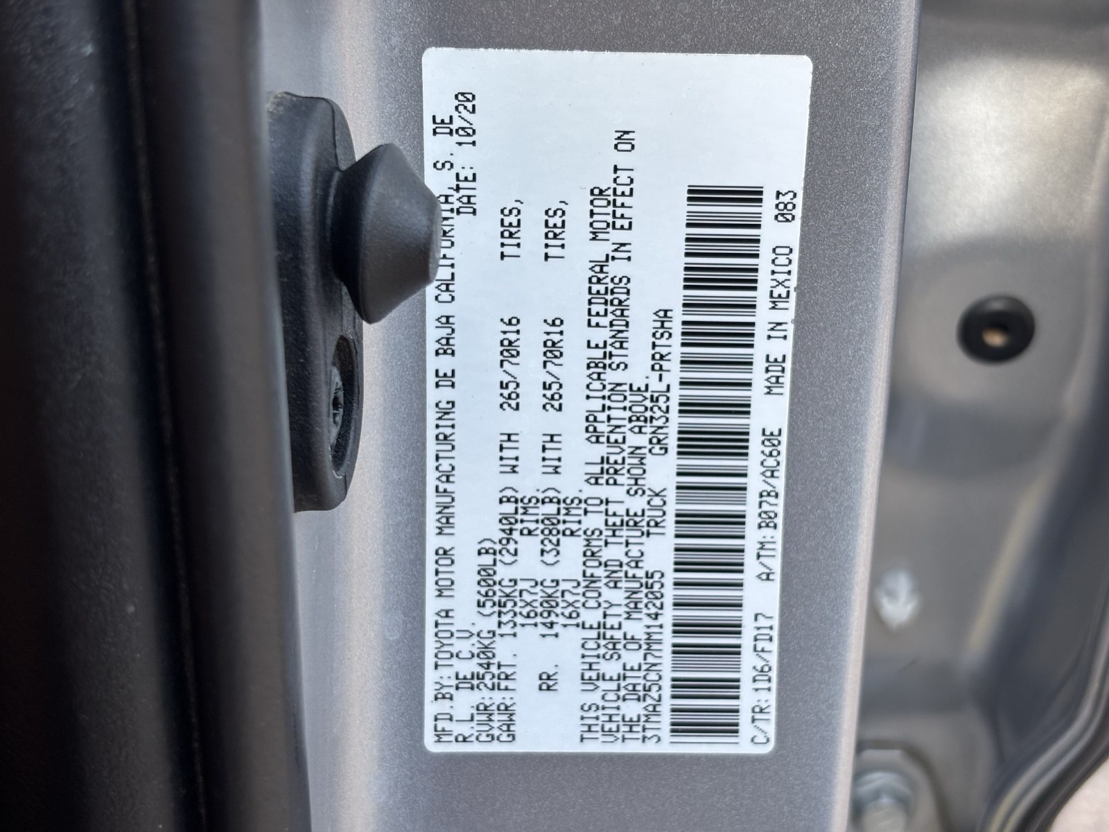 Used 2021 Toyota Tacoma TRD Off-Road w/ Technology Package RWD image 30