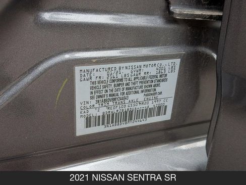 Used 2021 Nissan Sentra SR FWD image 24