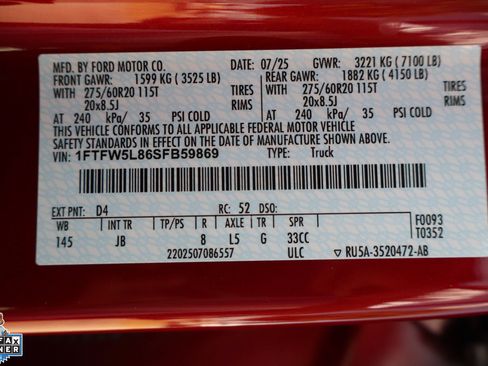 Used 2025 Ford F150 Lariat w/ Equipment Group 502A High AWD/4WD image 31