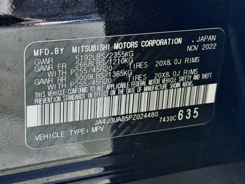 Used 2023 Mitsubishi Outlander SE Black Edition FWD image 40
