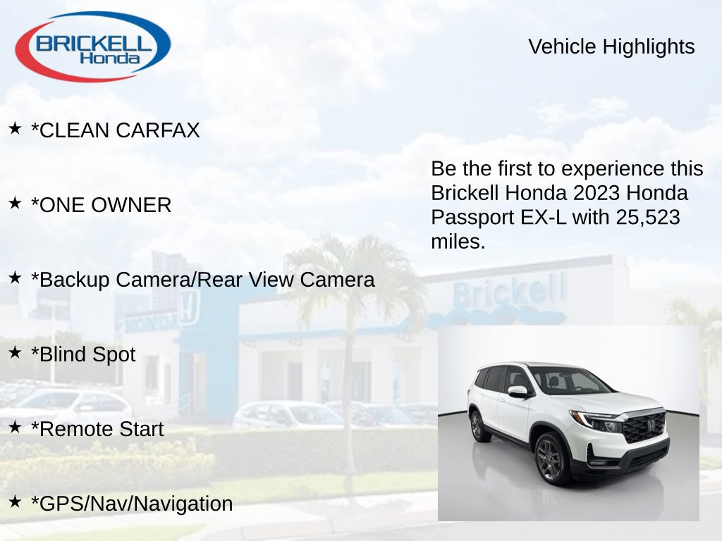 Used 2023 Honda Passport EX-L image 8