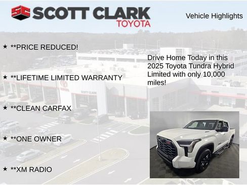 Used 2025 Toyota Tundra Limited w/ TRD Off-Road Package AWD/4WD image 12
