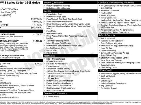 New 2026 BMW 330i xDrive Sedan w/ M Sport Package image 2