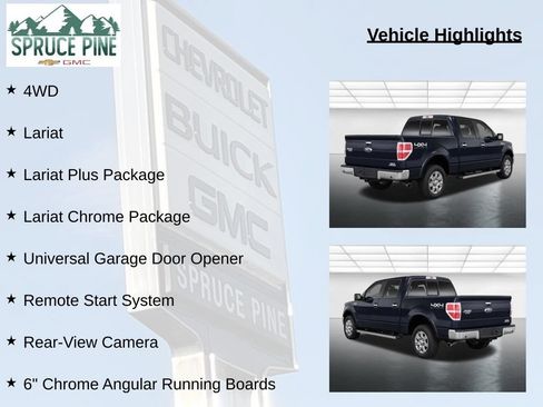 Used 2012 Ford F150 Lariat w/ Lariat Chrome Pkg AWD/4WD image 8