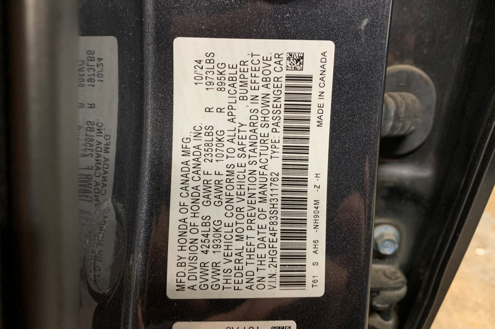 Certified 2025 Honda Civic Sport image 33