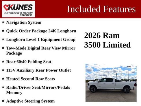 New 2026 RAM 3500 Longhorn image 3