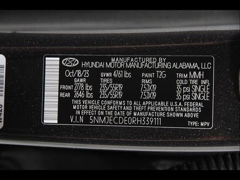 Used 2024 Hyundai Tucson Limited AWD/4WD image 23